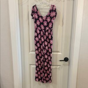 Posh Peanut Halloween 24 Skull Flower Jumpsuit Size 7-8